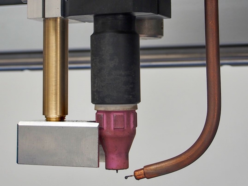 detail of welding place